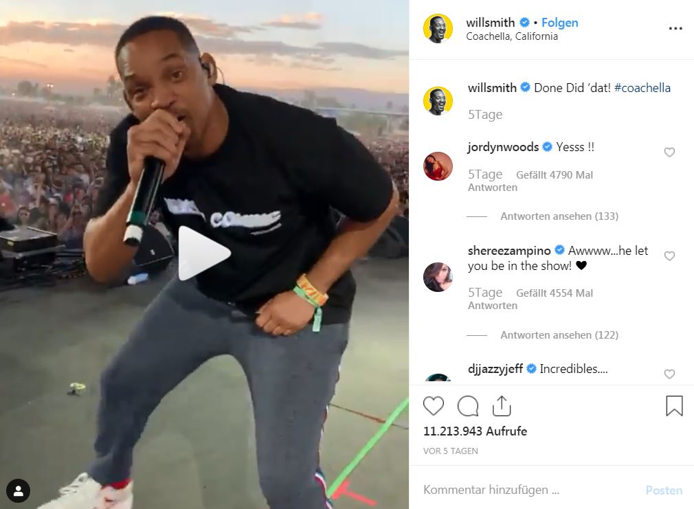 Will Smith Coachella