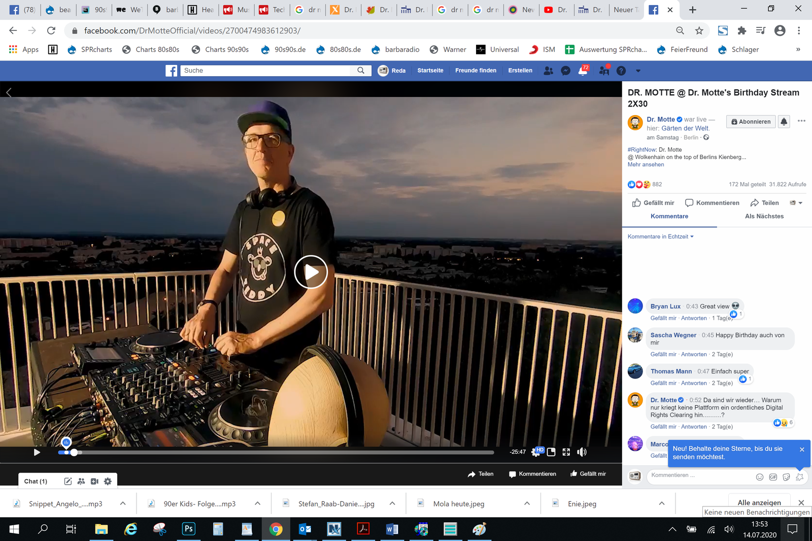 Dr. Motte 60. Geburtstag