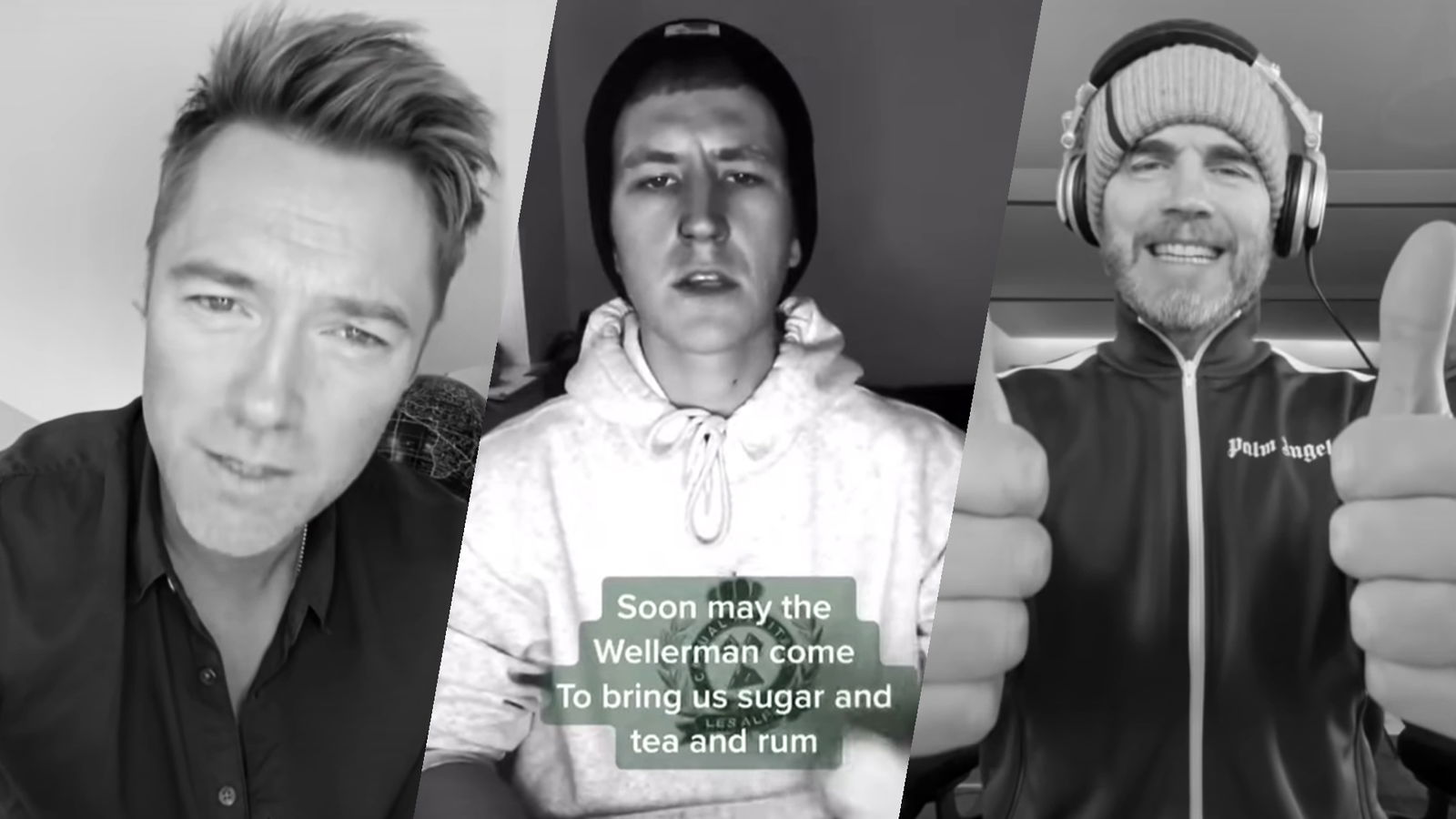 Ronan Keating, Nathan Evans & Gary Barlow