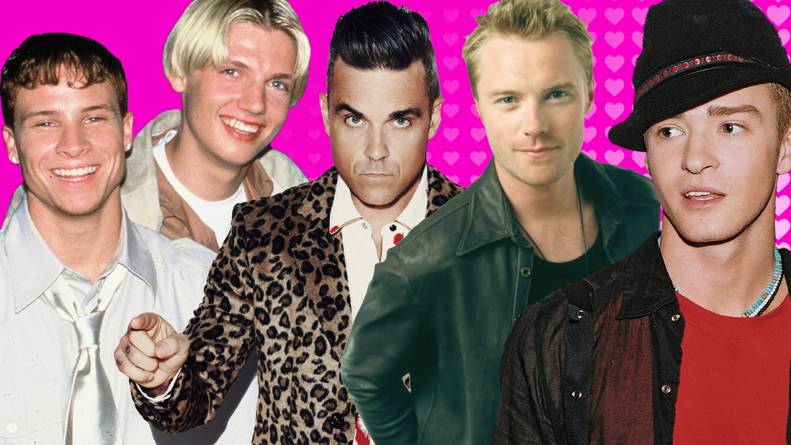 BSB / Robbie Williams / Ronan Keating / JT