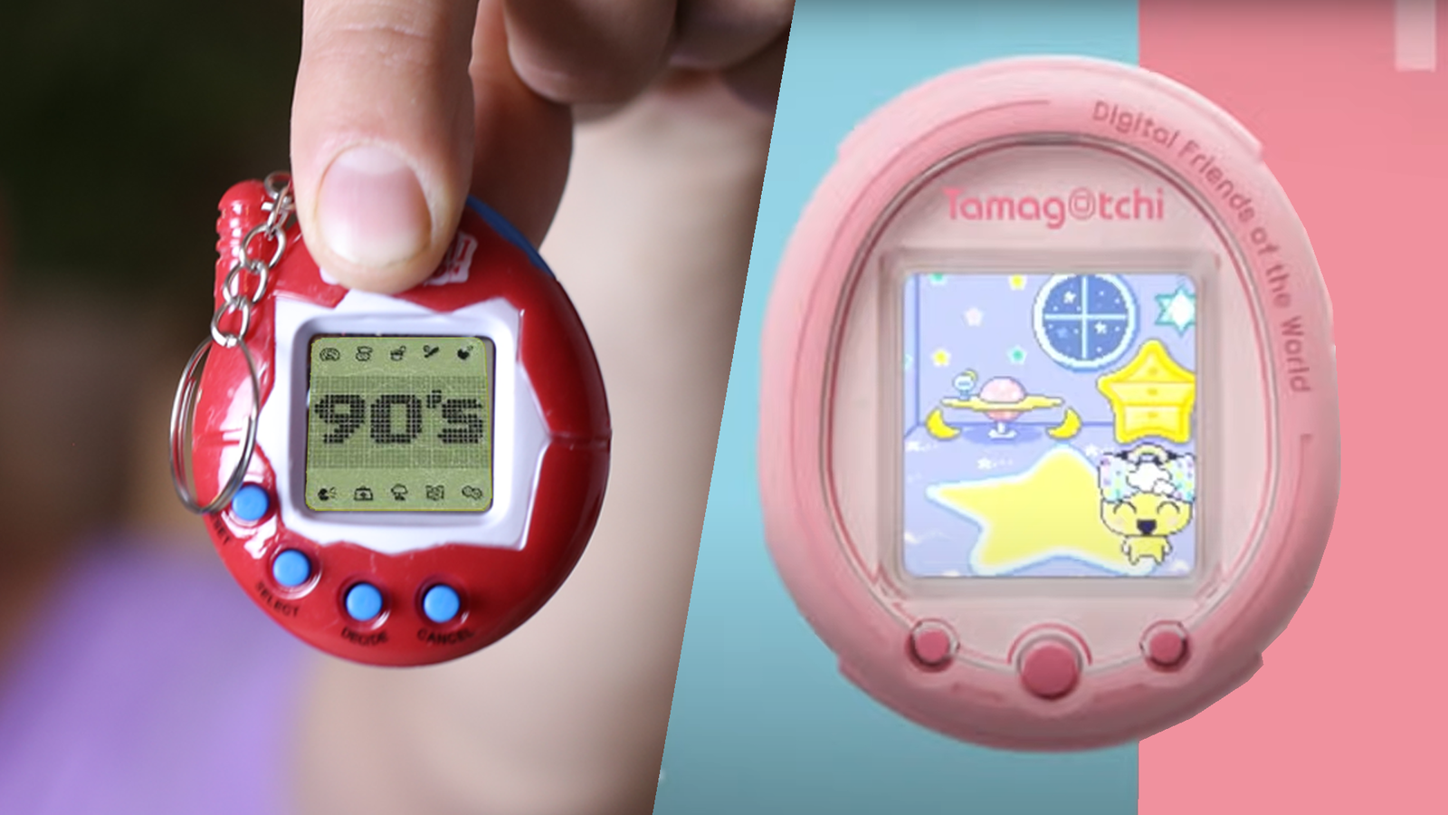 Tamagotchi then/now