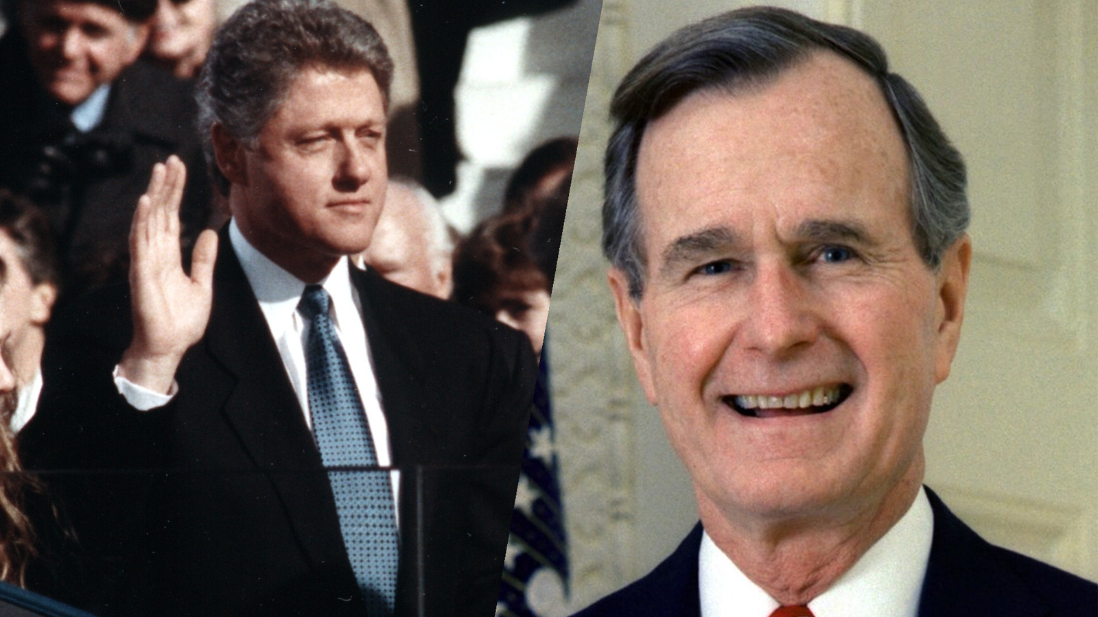 Bill Clinton & George Bush