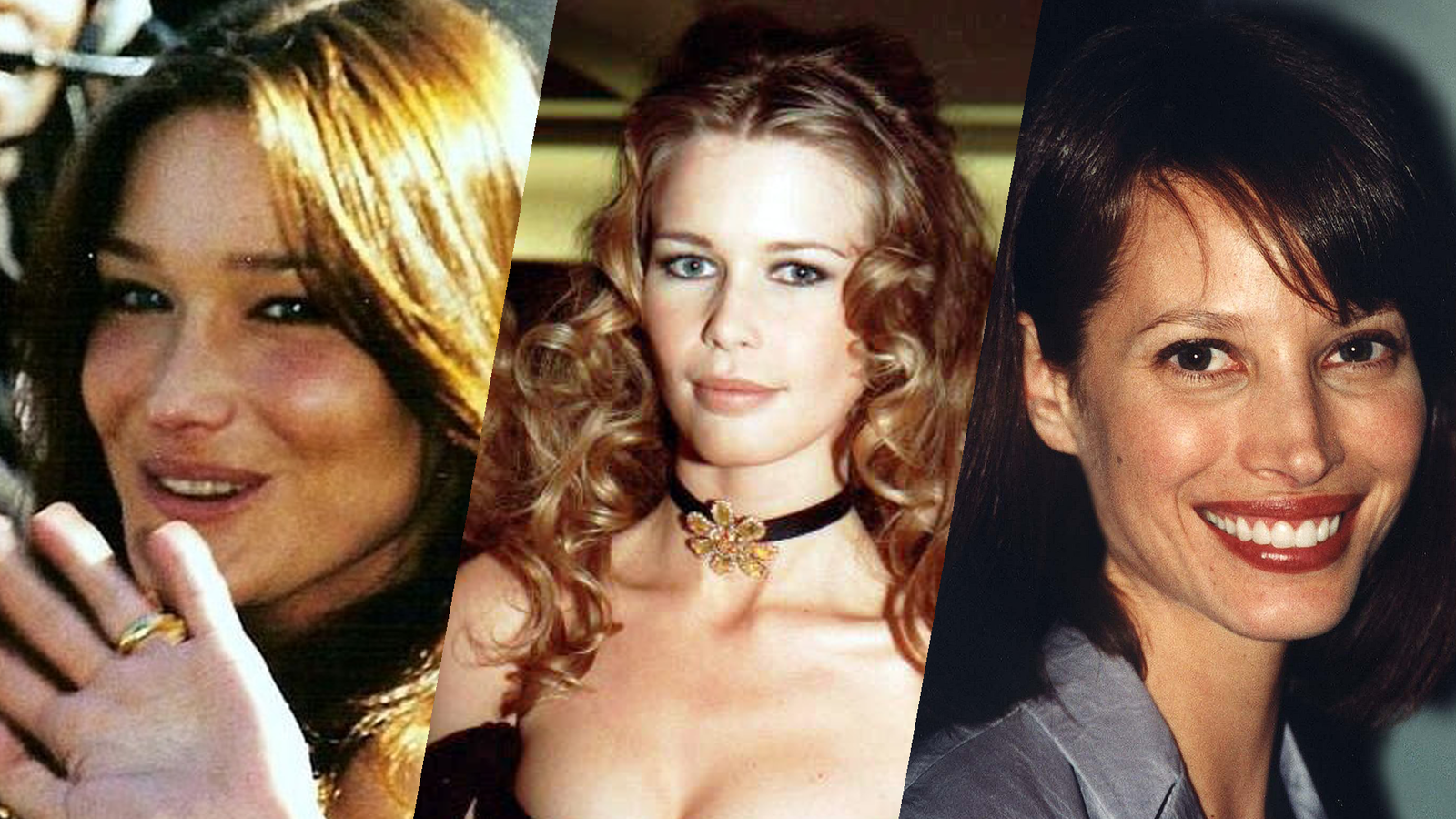 Carla Bruni/Claudia Schiffer/Christy Turlington