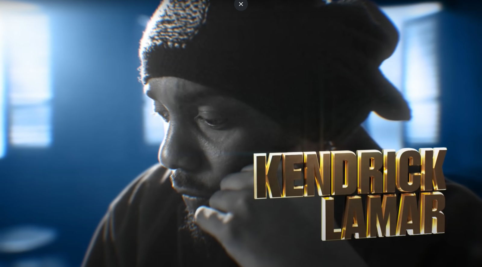 Kendrick Lamar im Trailer für den Super Bowl 2022