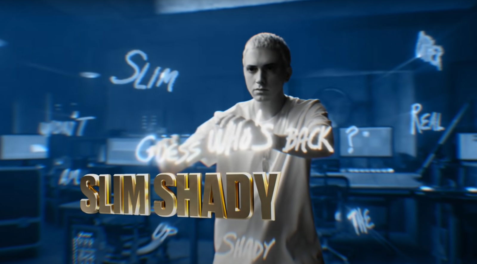 Eminem aka Slim Shady im Trailer für den Super Bowl 2022