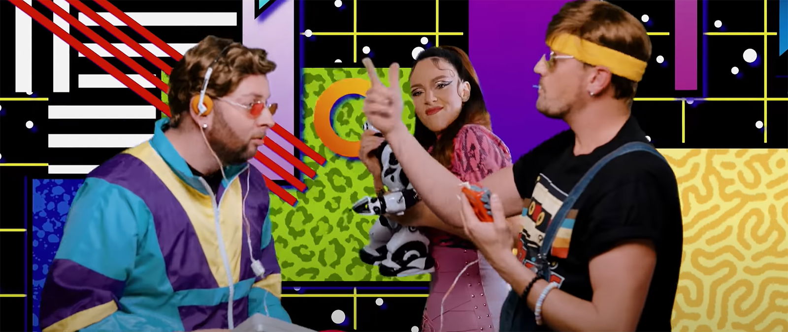 Stereoact & Jasmin Wagner im Musikvideo zu "Die 90er"