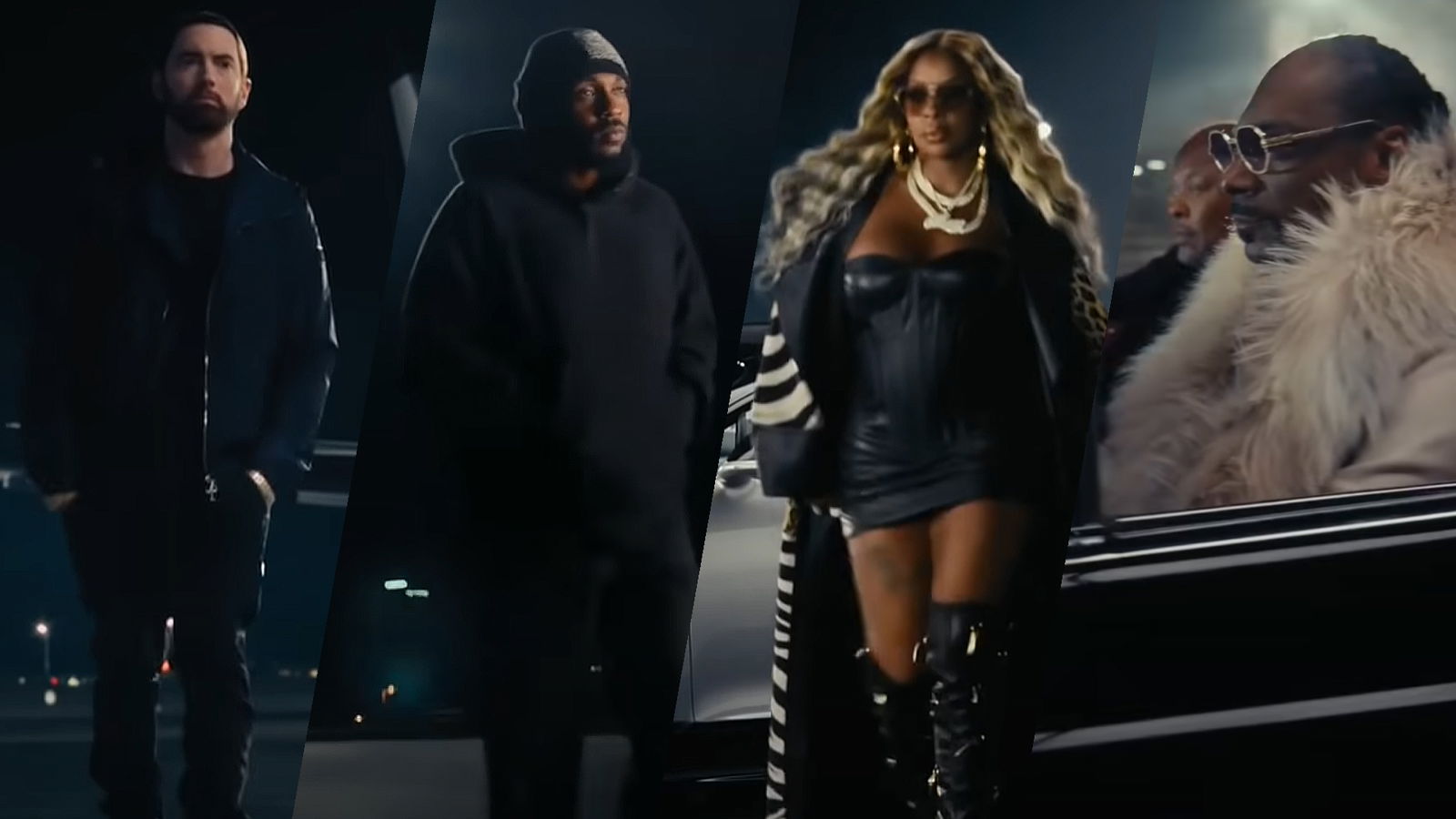 Eminem, Kendrick Lamar, Mary J. Blige, Dr. Dre & Snoop Dogg