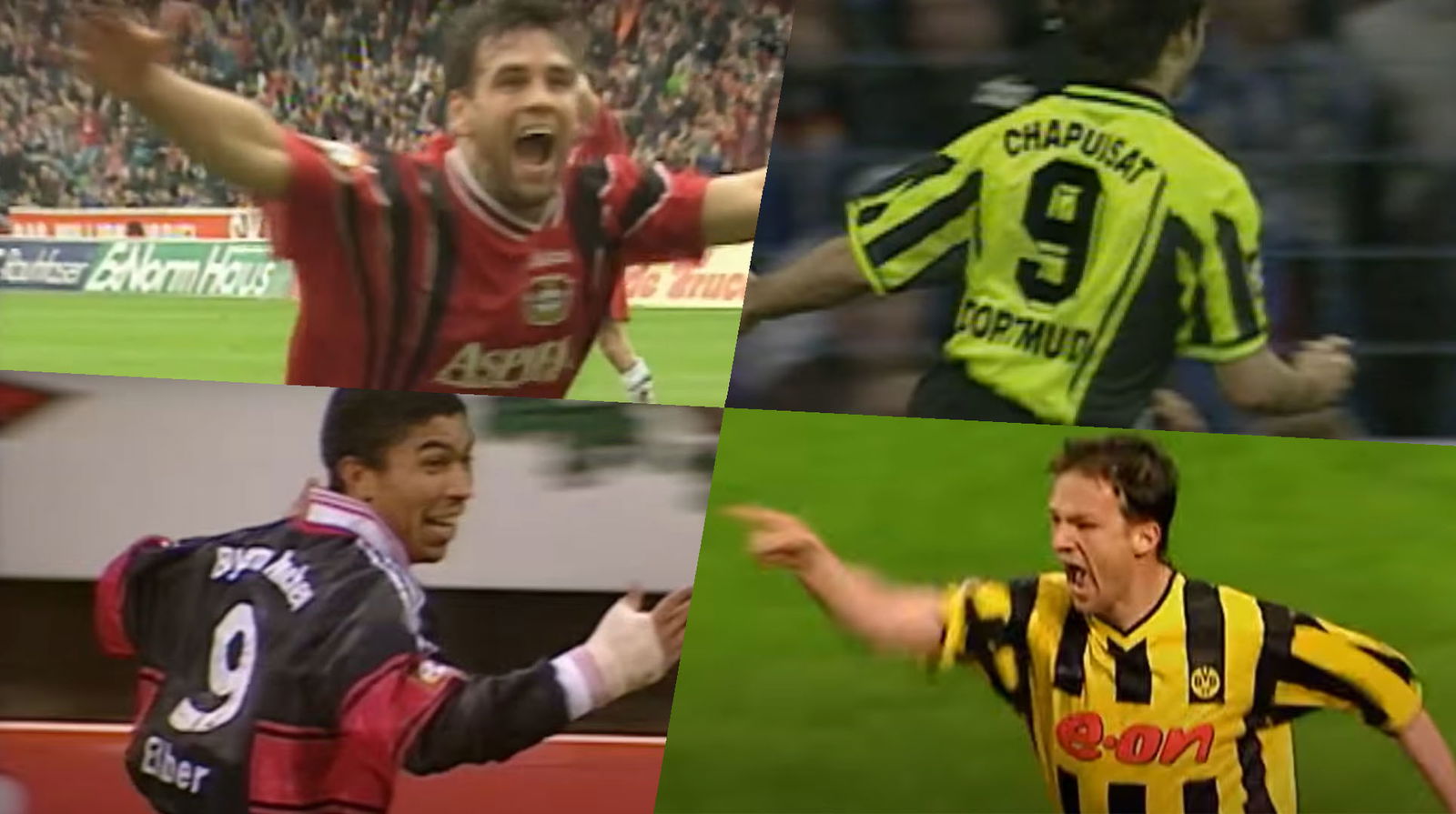 Ulf Kirsten, Stephane Chapuisat, Giovane Elber & Fredi Bobic