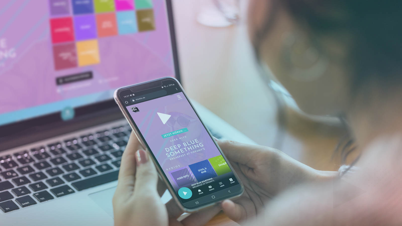 90s90s über den Browser hören