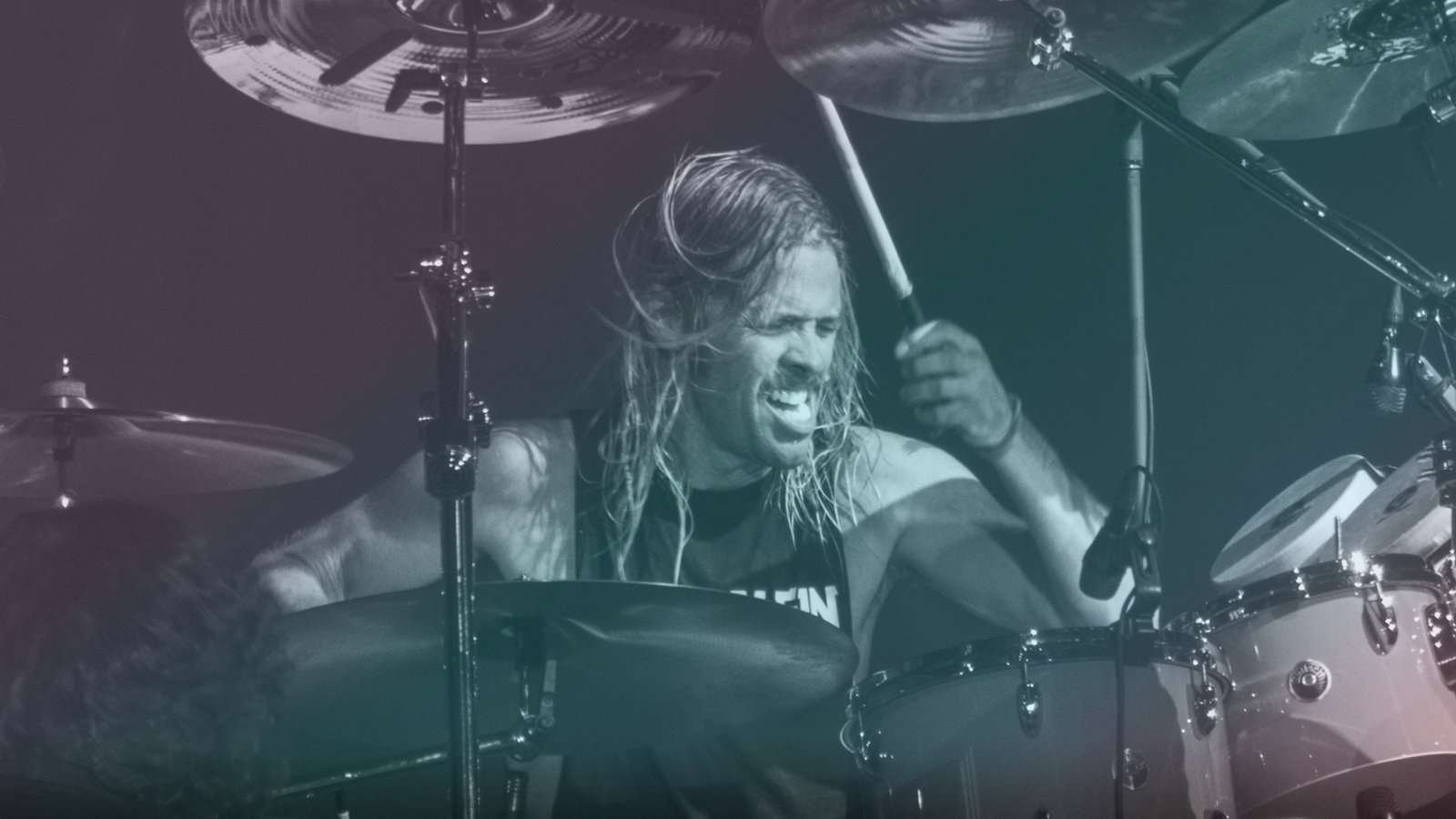 Taylor Hawkins 2017 beim Lollapalooza in Berlin