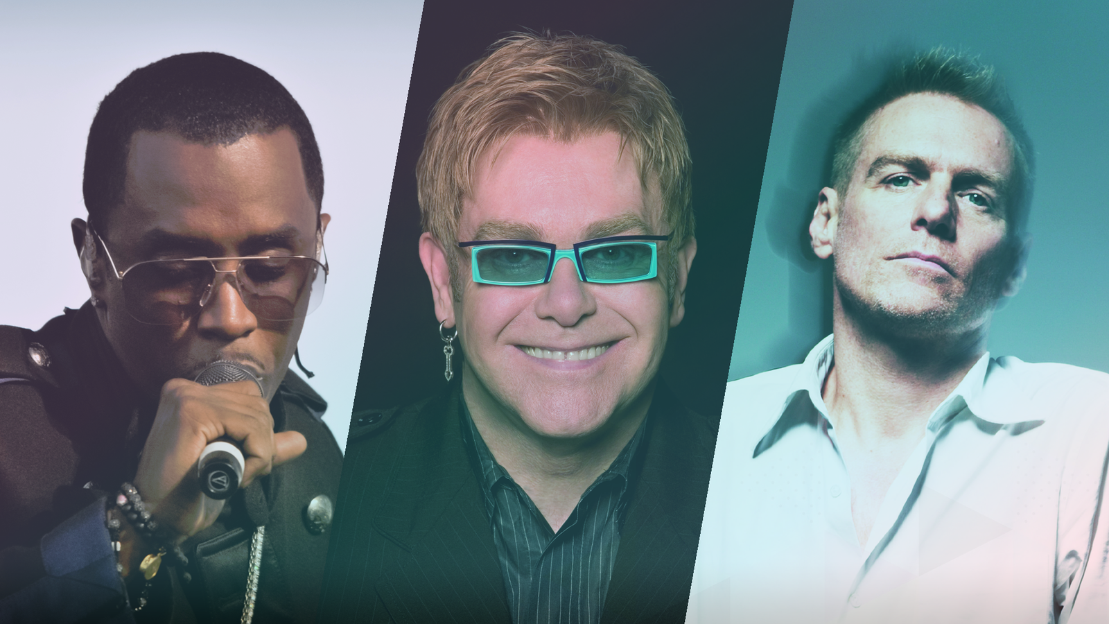 Puff Daddy • Elton John • Bryan Adams