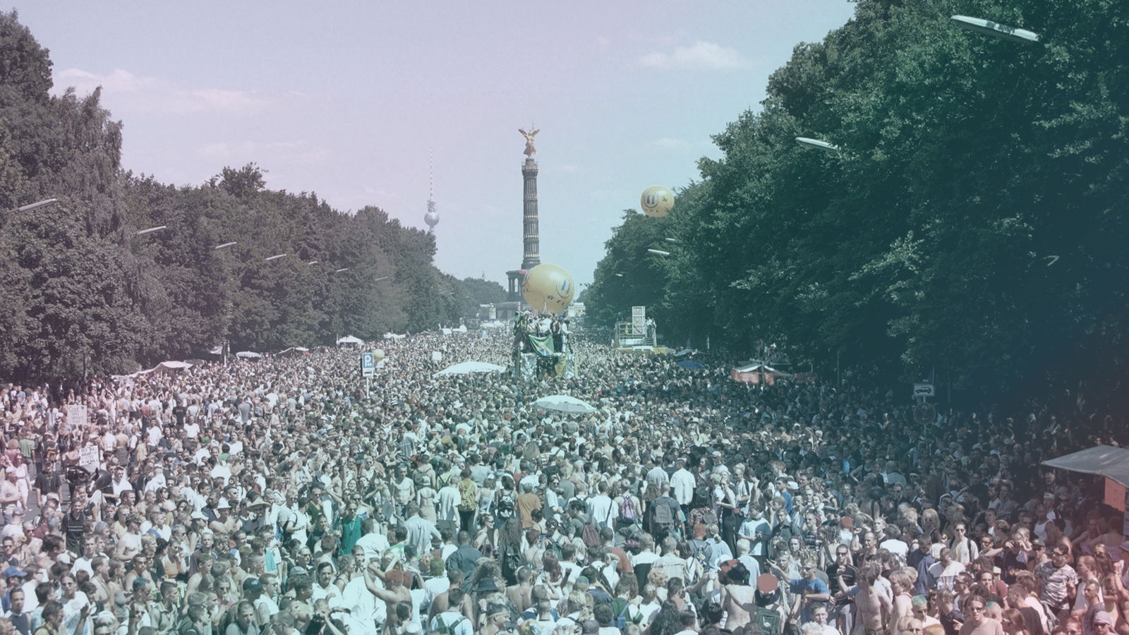 Die Loveparade in Berlin