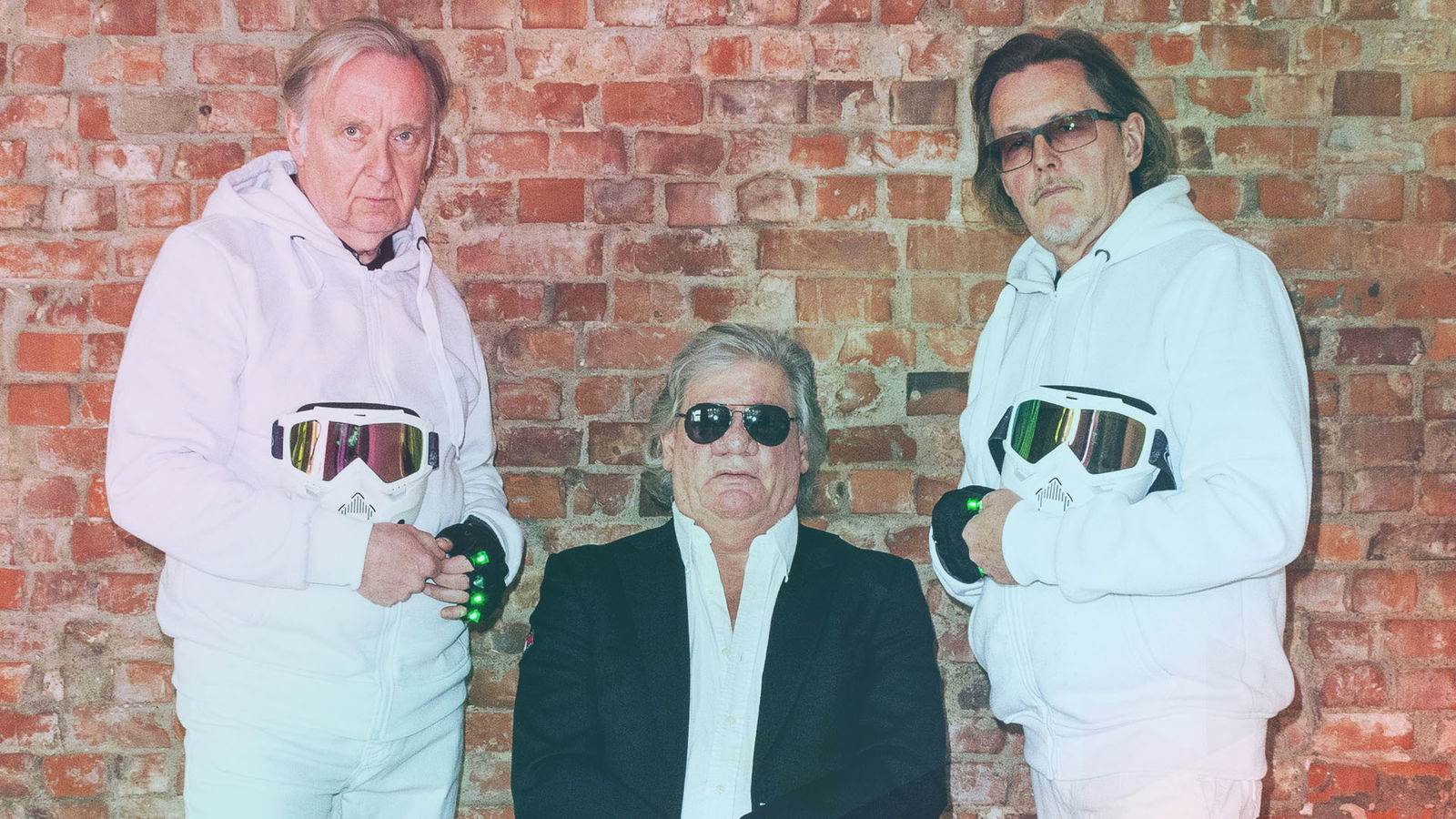 Claude-Oliver Rudolph mit Hayo Lewerentz und Ingo Hauss von U96