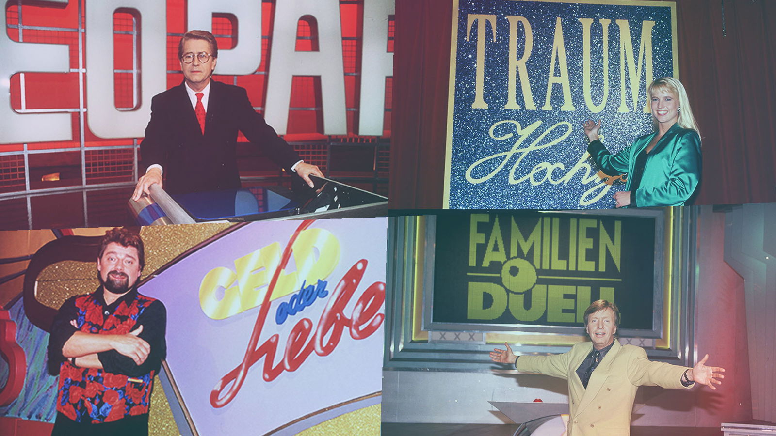 90s Gameshows: Jeopardy, Traumhochzeit, Geld oder Liebe & Familienduell