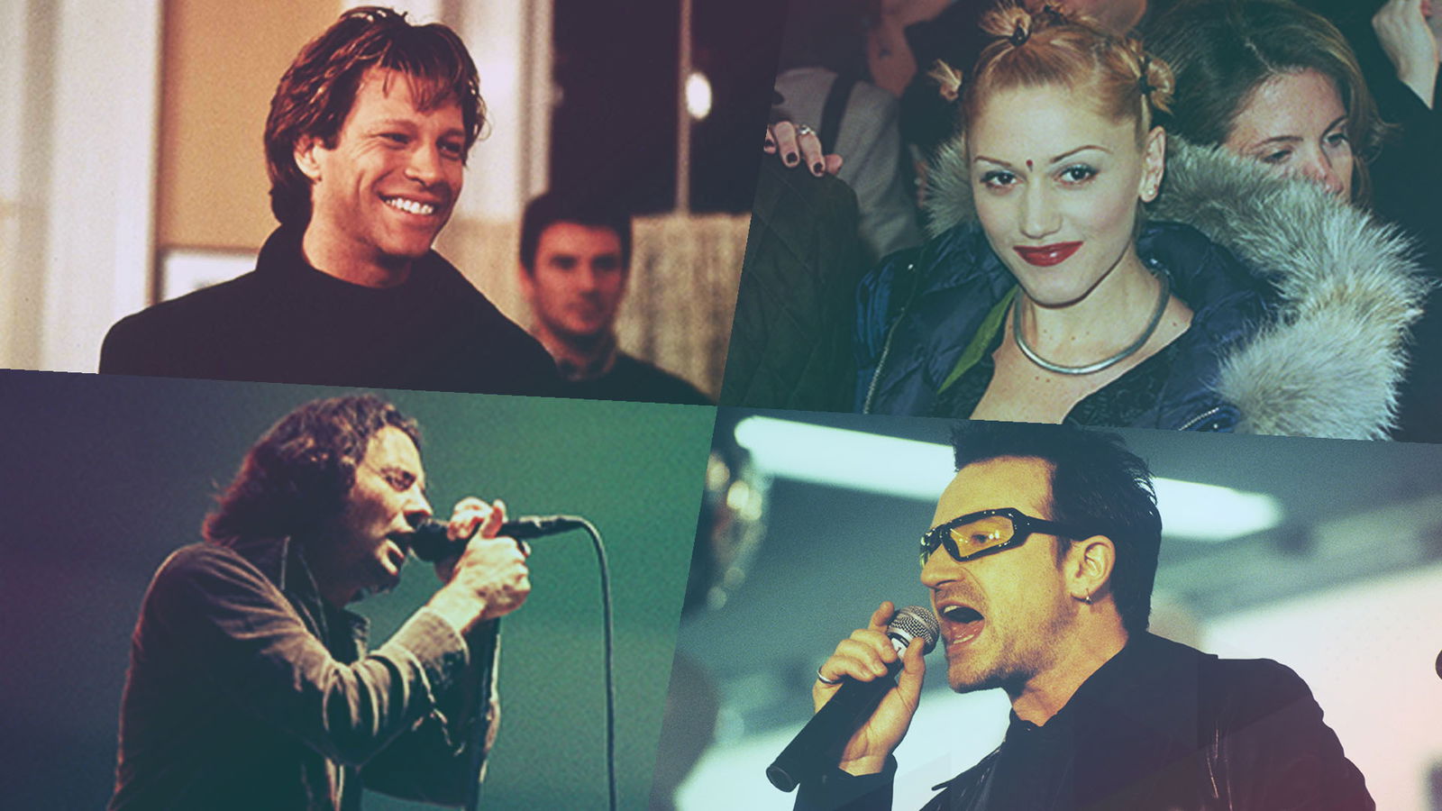 Bon Jovi, No Doubt, Pearl Jam & U2