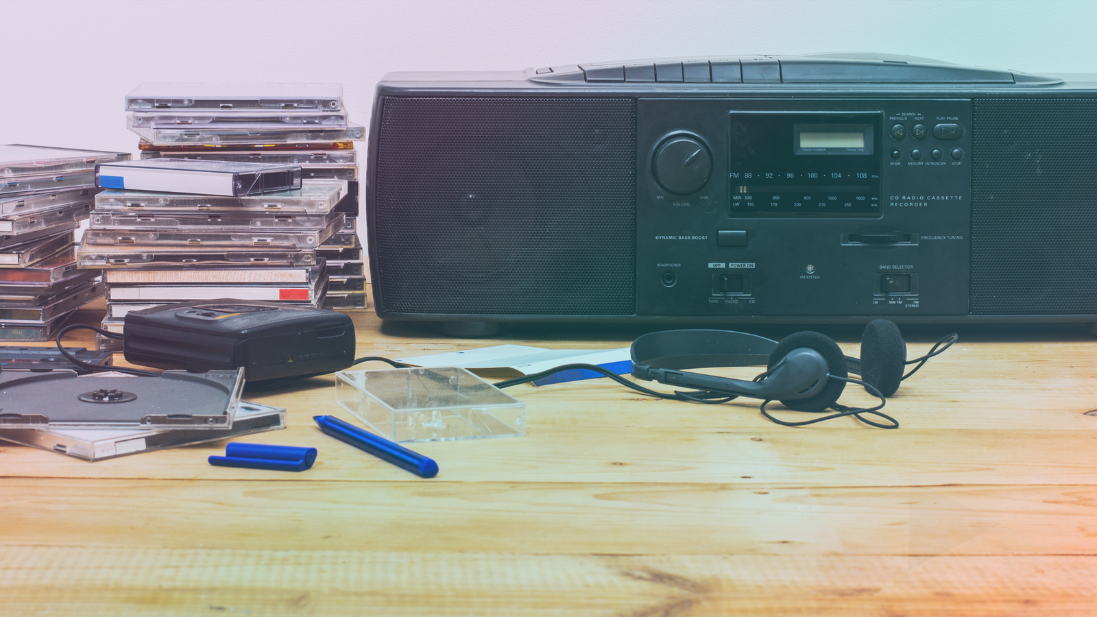 CD-Player, Kassetten aus den 90ern