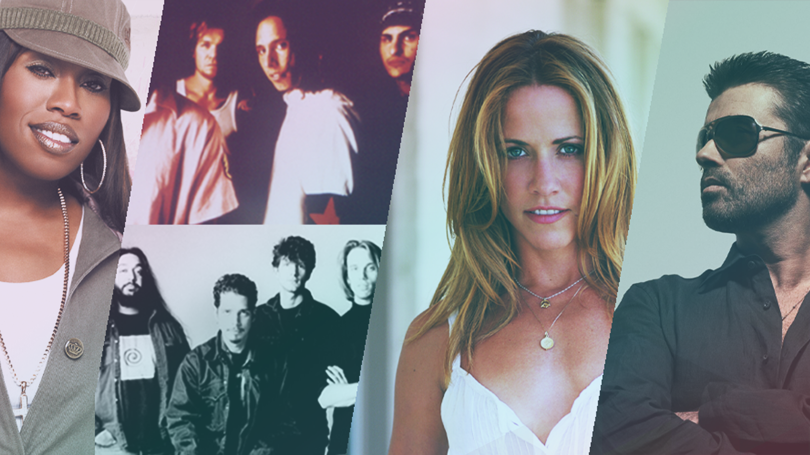 Sheryl Crow, Missy Elliott, George Michael, Rage Against the Machine, Soundgarden 