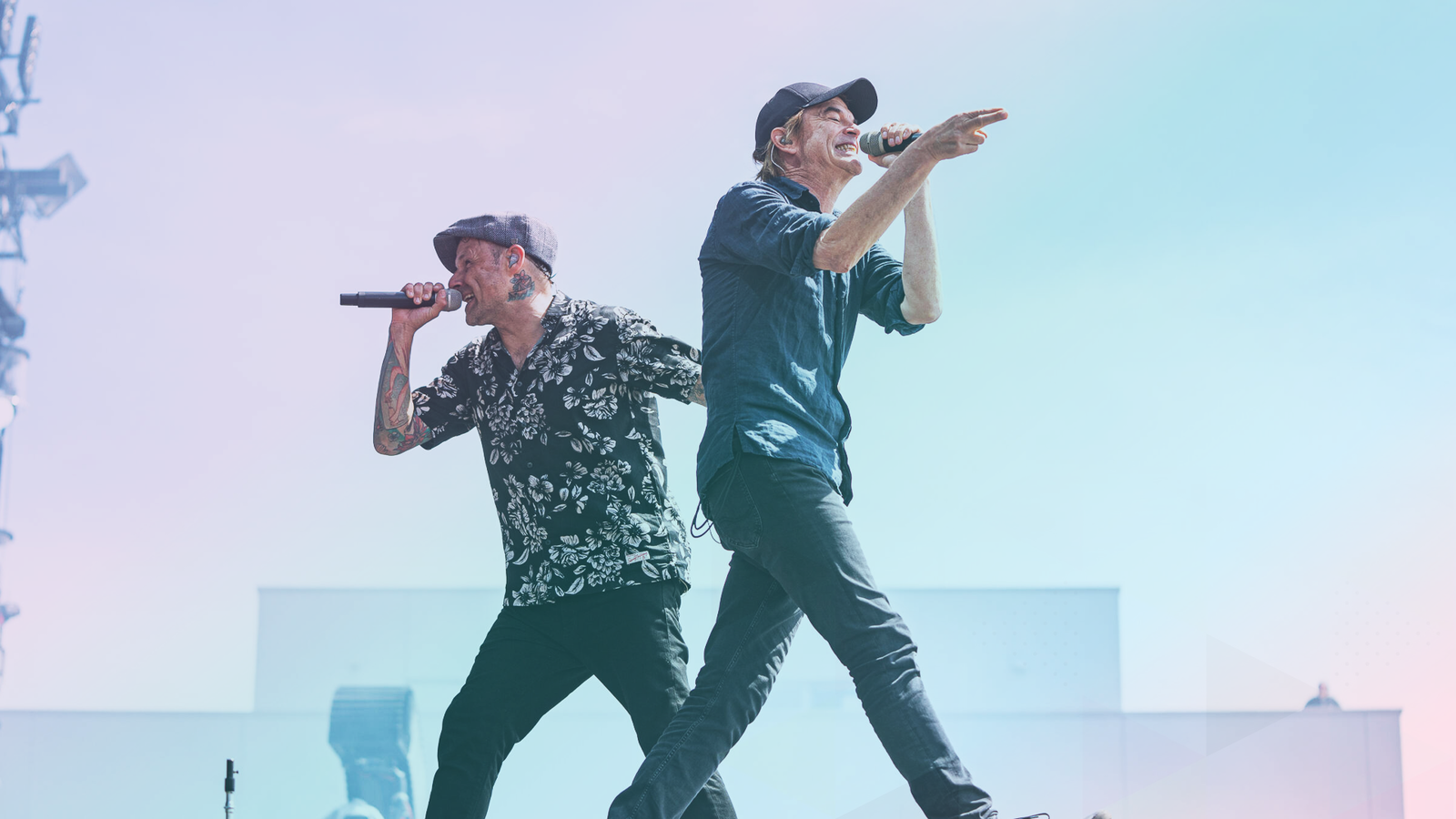 Campino (die toten Hosen) und Ingo Knollmann (die Donots)