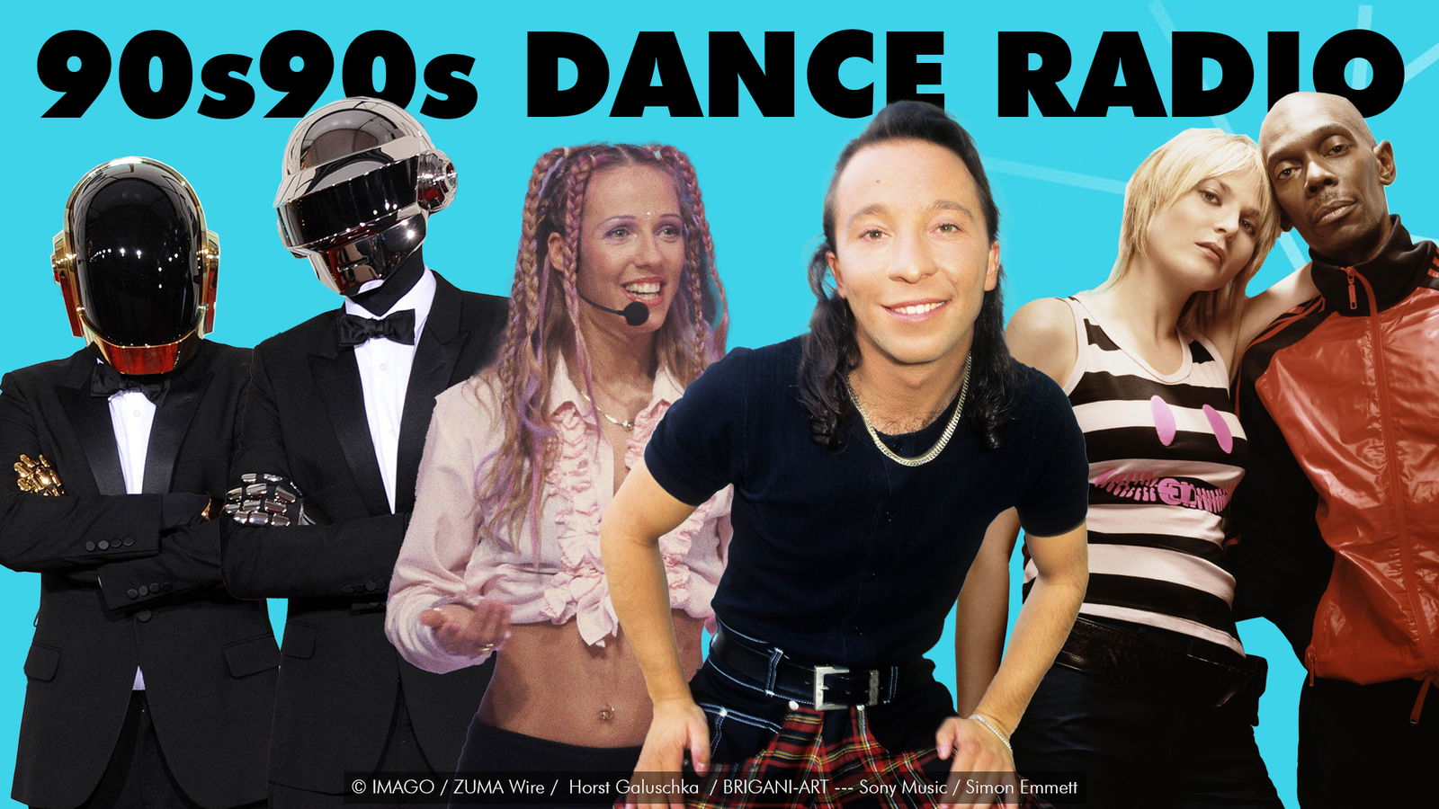 90s90s DANCE RADIO: Daft Punk, Loona, CJ Bobo & Faithless
