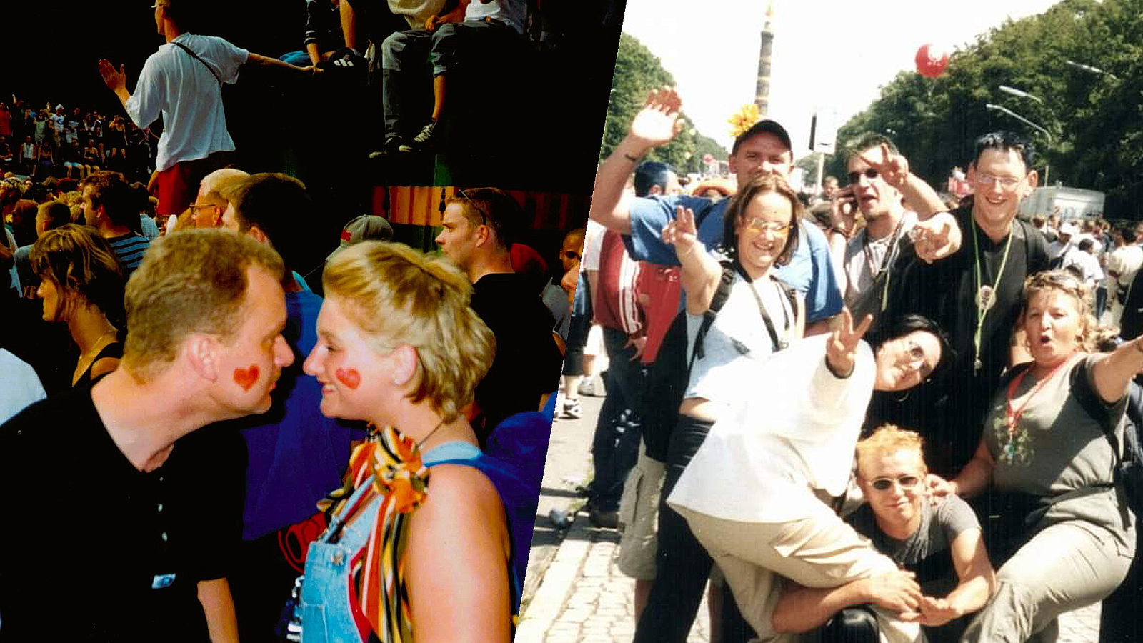 Bilder von der Loveparade in den 90s