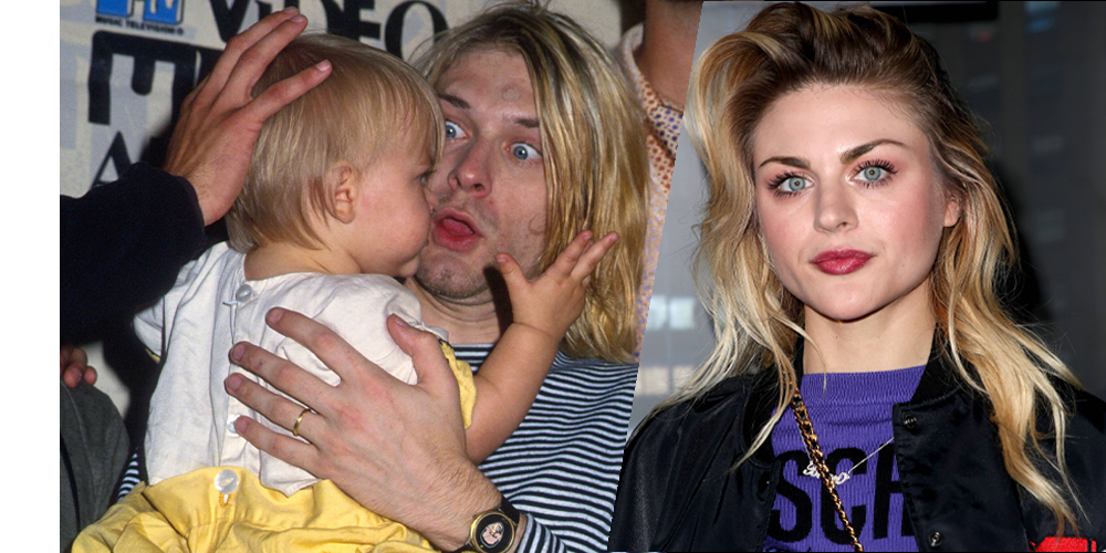 Kurt Cobain & Frances Bean Cobain (1993); Frances Bean Cobain (2018)