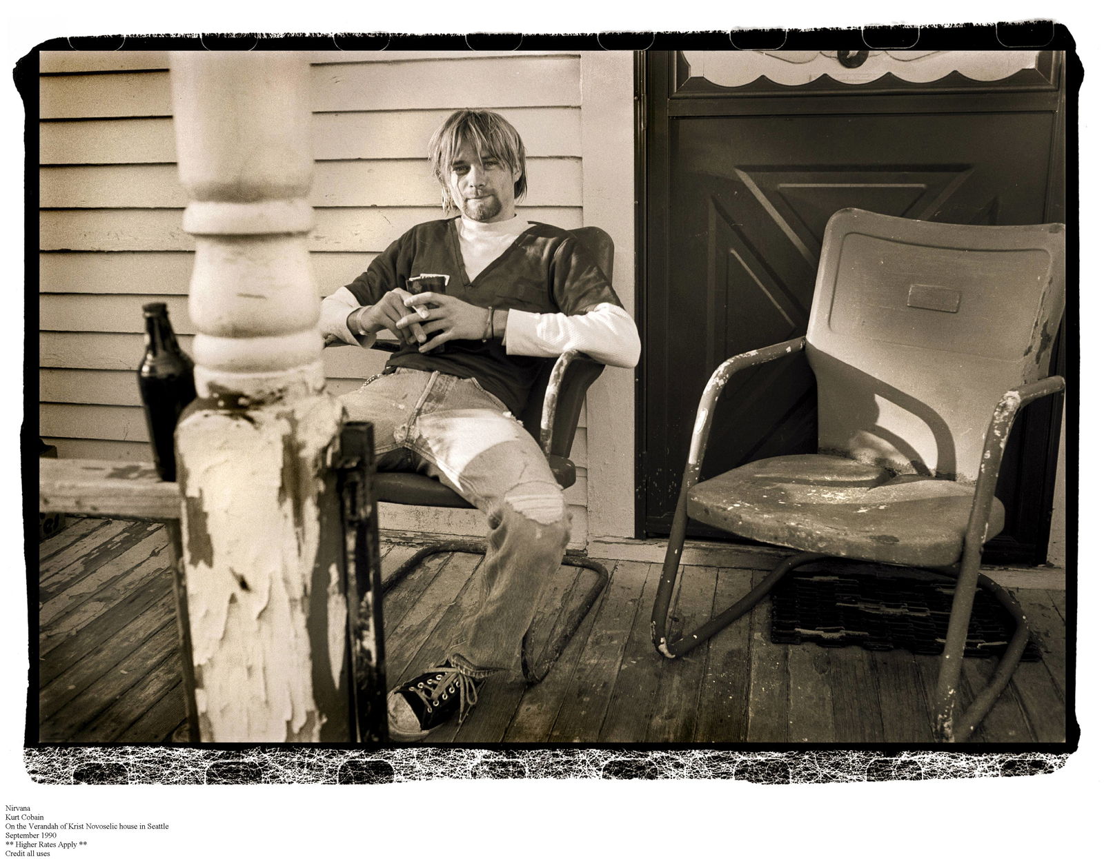 Kurt Cobain in Seattle (1990)