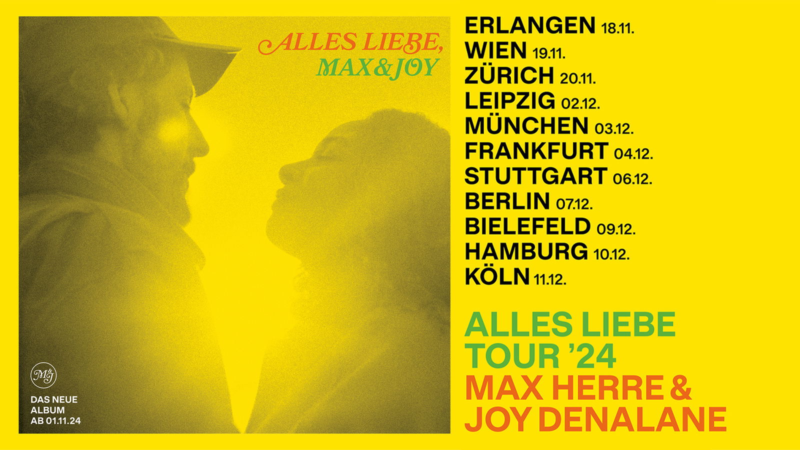 Max Herre & Joy Denalane 2024 gemeinsam auf Tour