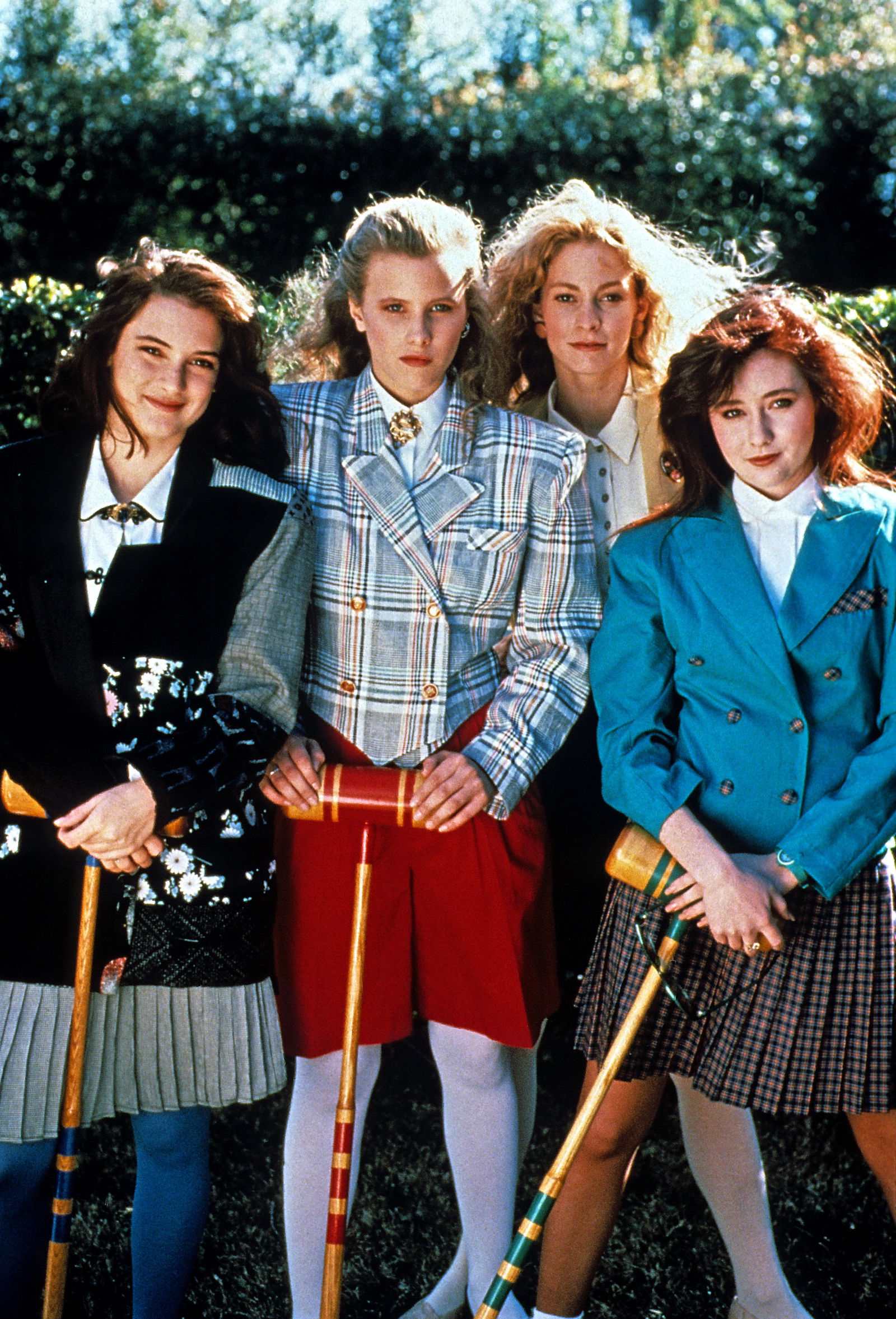 HEATHERS: Winona Ryder, Kim Walker, Lisanne Falk, Shannen Doherty (1988)
