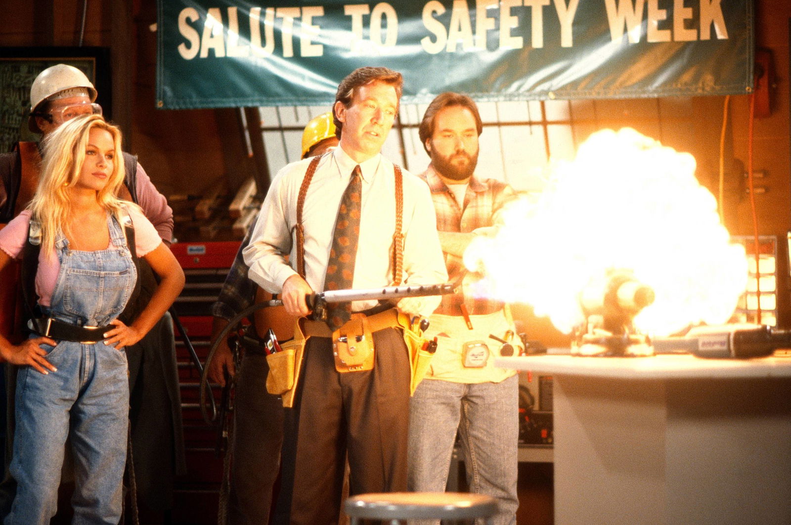 Pamela Anderson, Tim Allen, Richard Karn ("Hör mal wer da hämmert", Staffel 2 Folge 1)