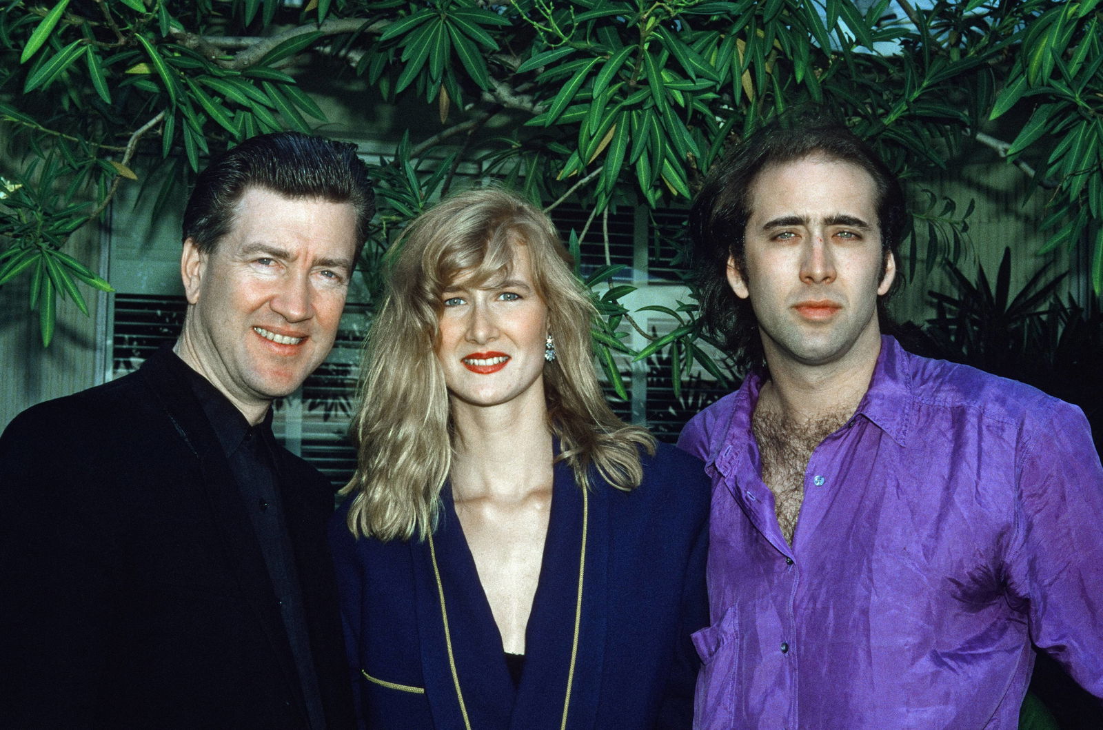 David Lynch, Laura Dern & Nicolas Cage (1990)