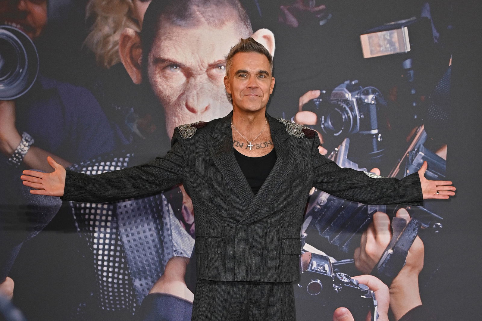 Robbie Williams bei der europäischen Premiere von "Better Man"
