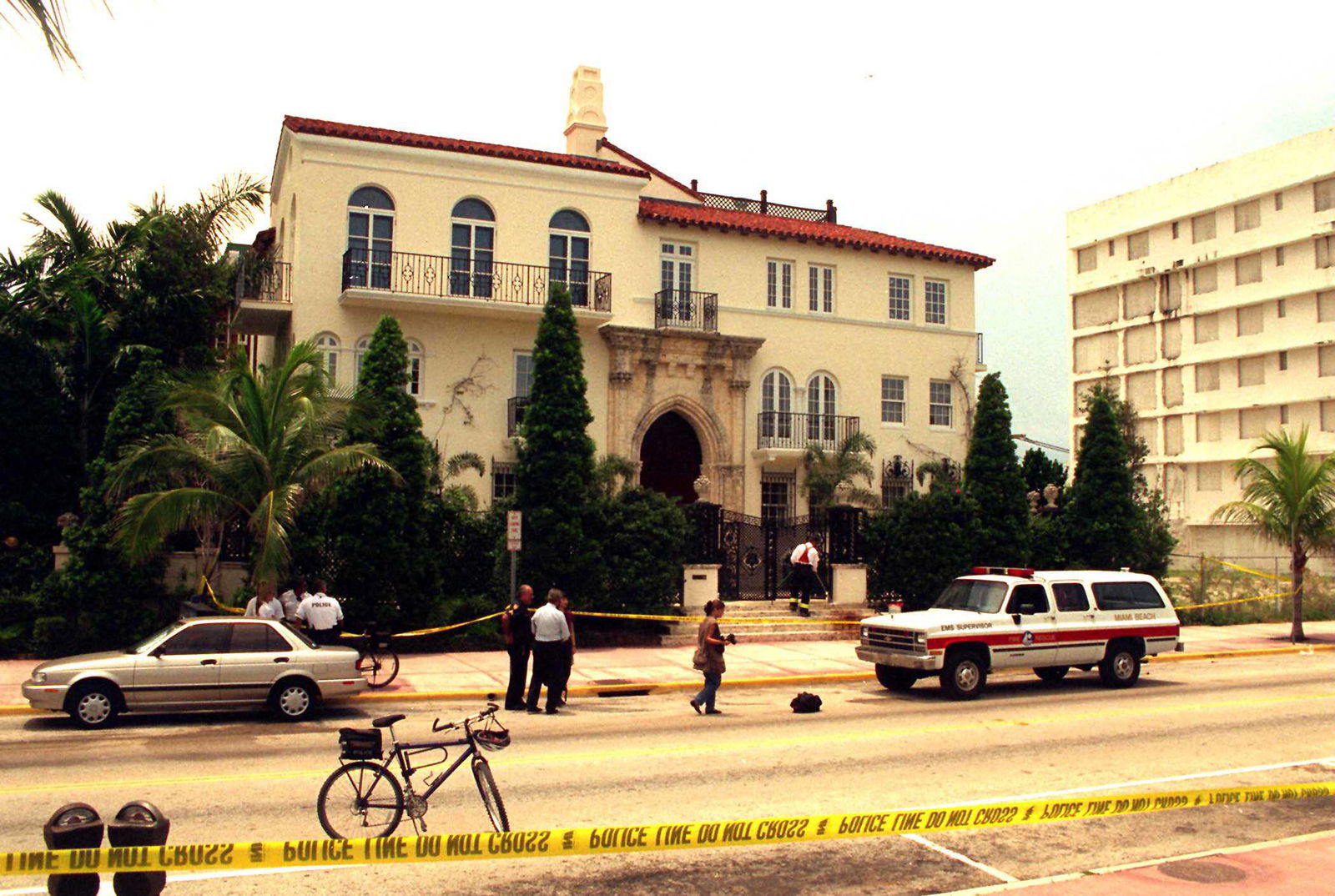 Villa von Gianni Versace nach der Tat, Miami Beach