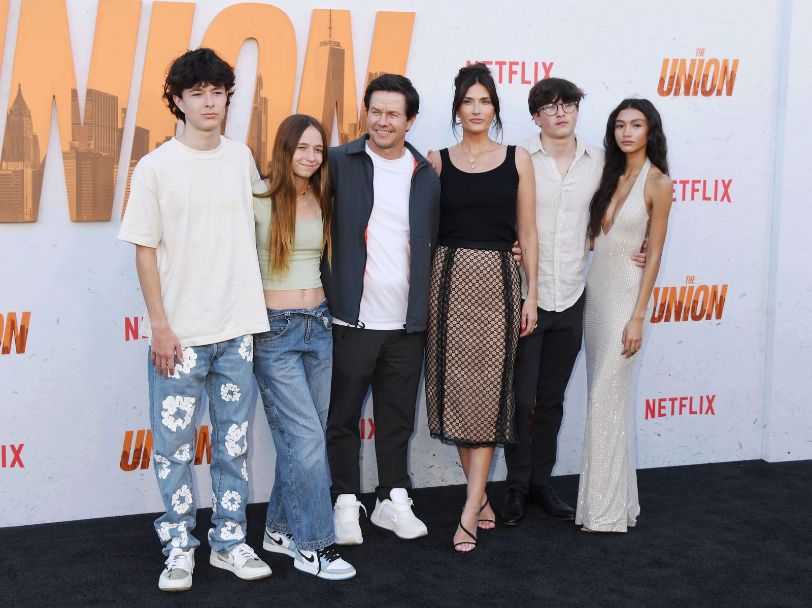 Mark Wahlberg mit seiner Familie