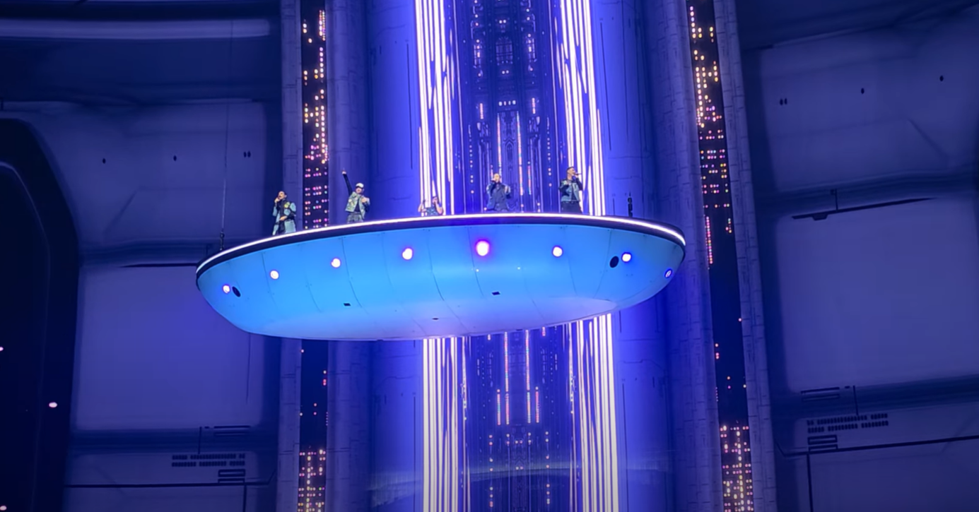 Die Backstreet Boys bei ihrer Show im Sphere (Las Vegas)