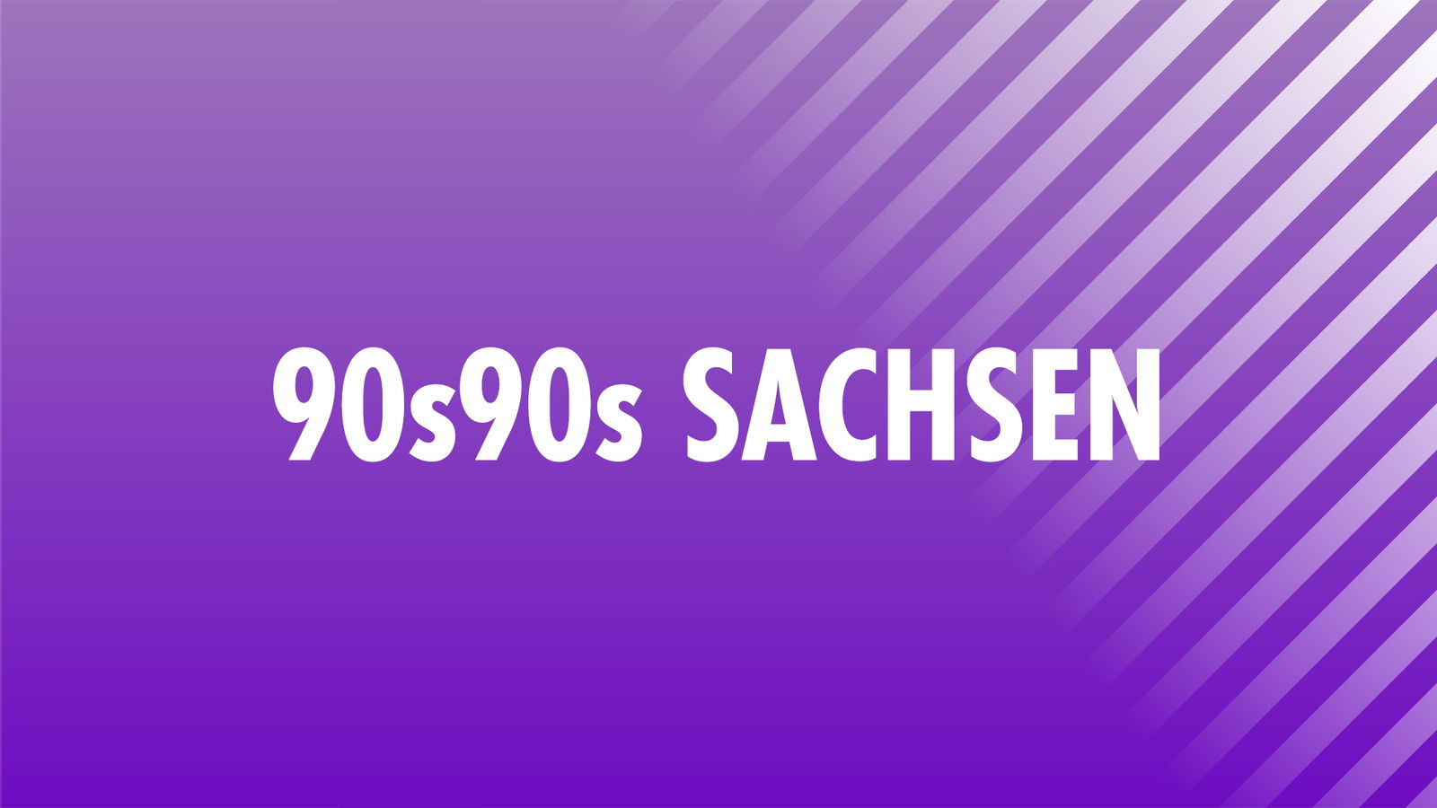 Header Musicpage 90s90s Sachsen
