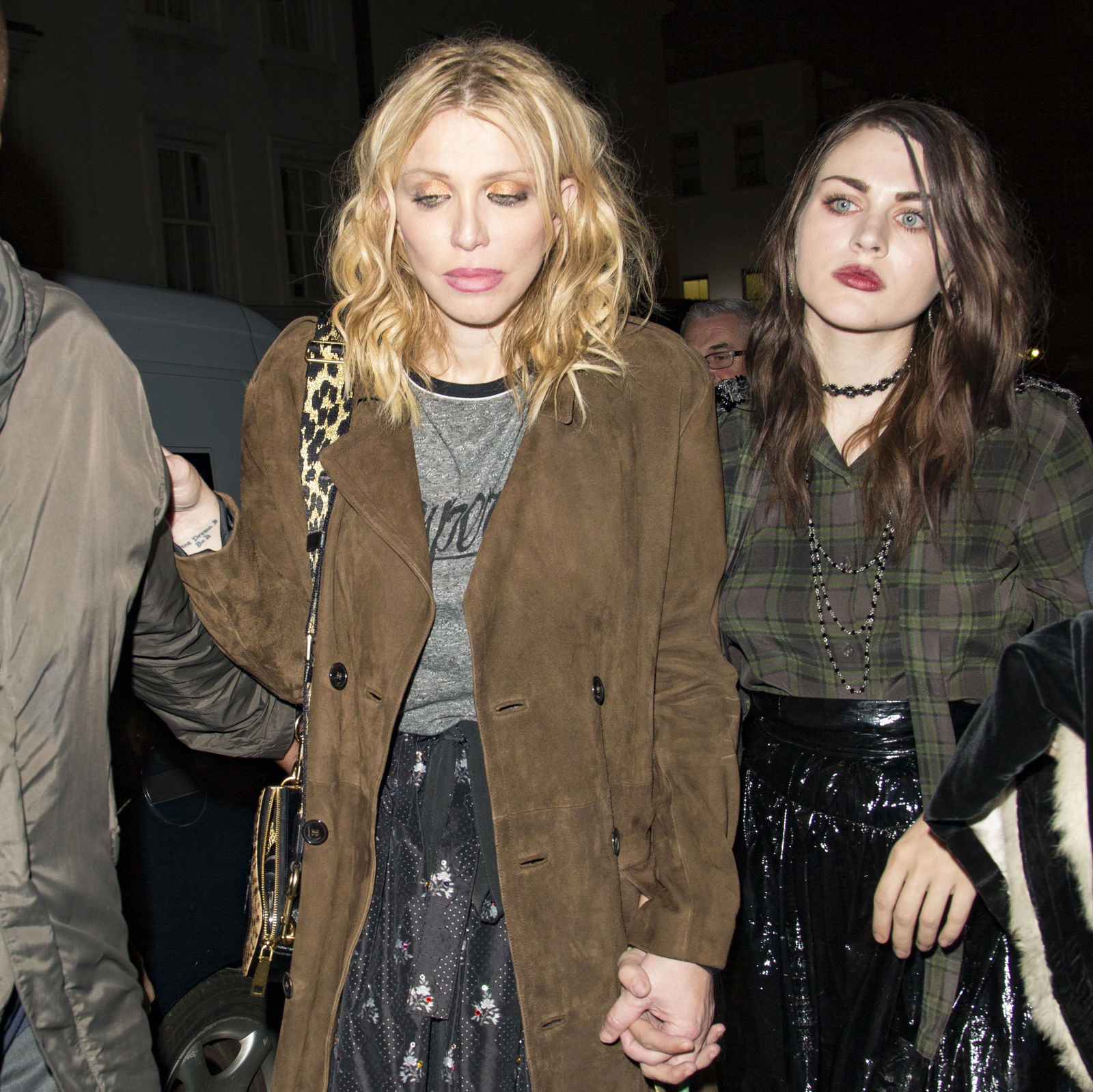 Courtney Love & Frances Bean Cobain (2016) bei einer Party von Madonna