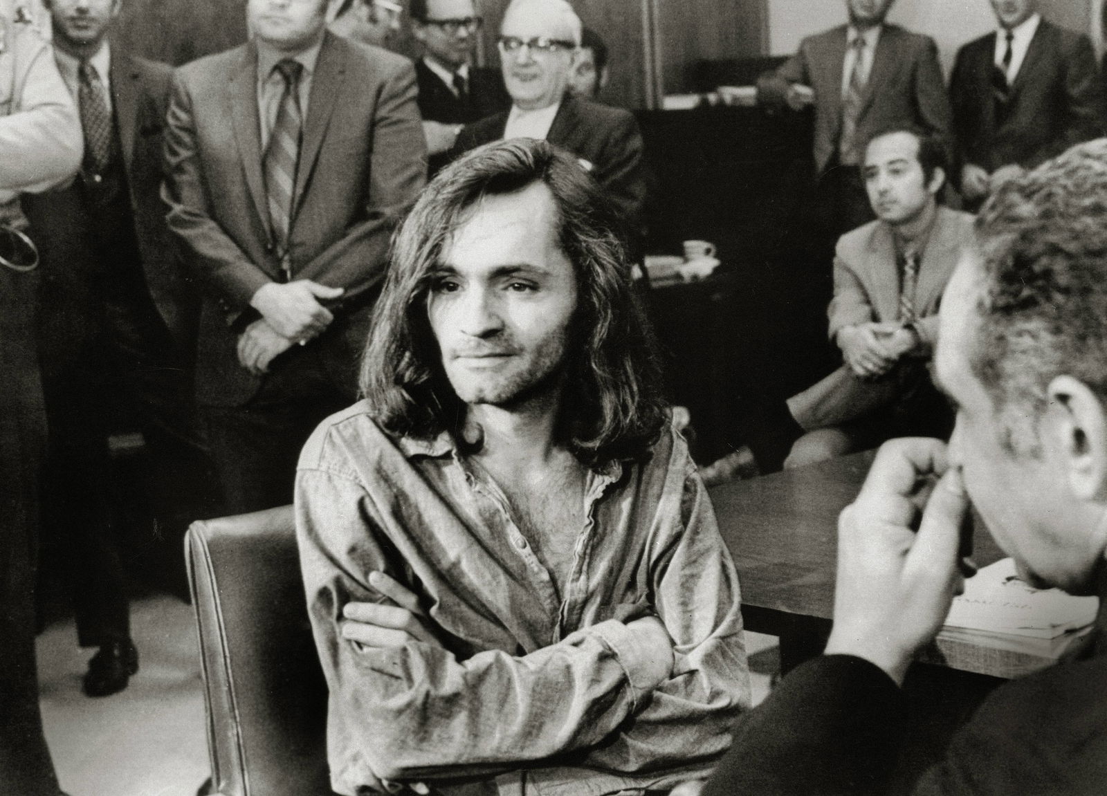 Charles Manson im Gerichtssaal