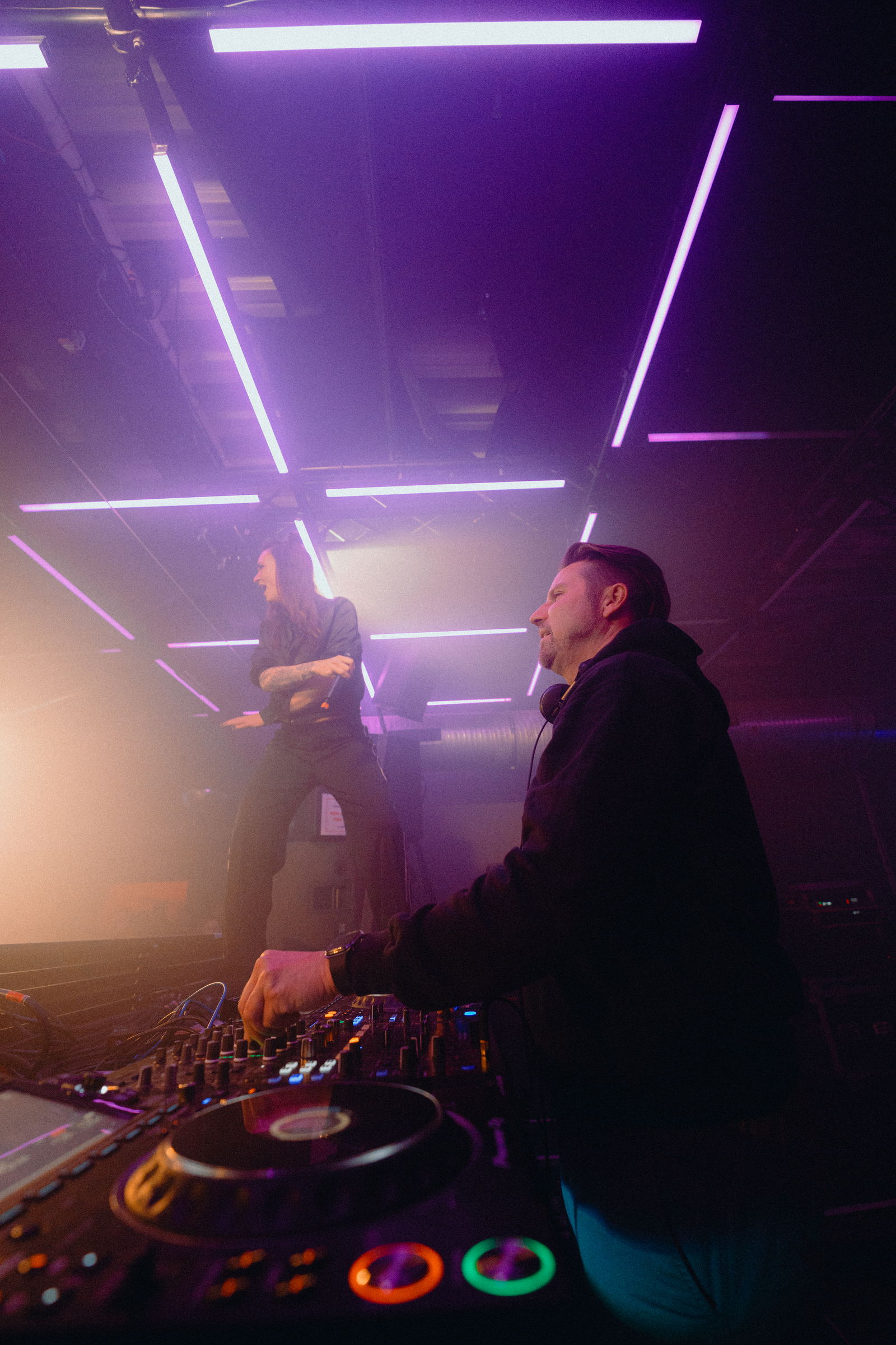 Astrid und Tom Wax bei der 90s90s Club Session