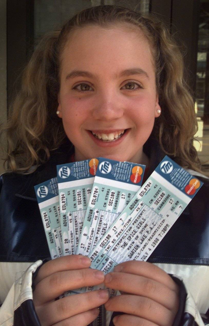 Spice Girls Tickets (1998)