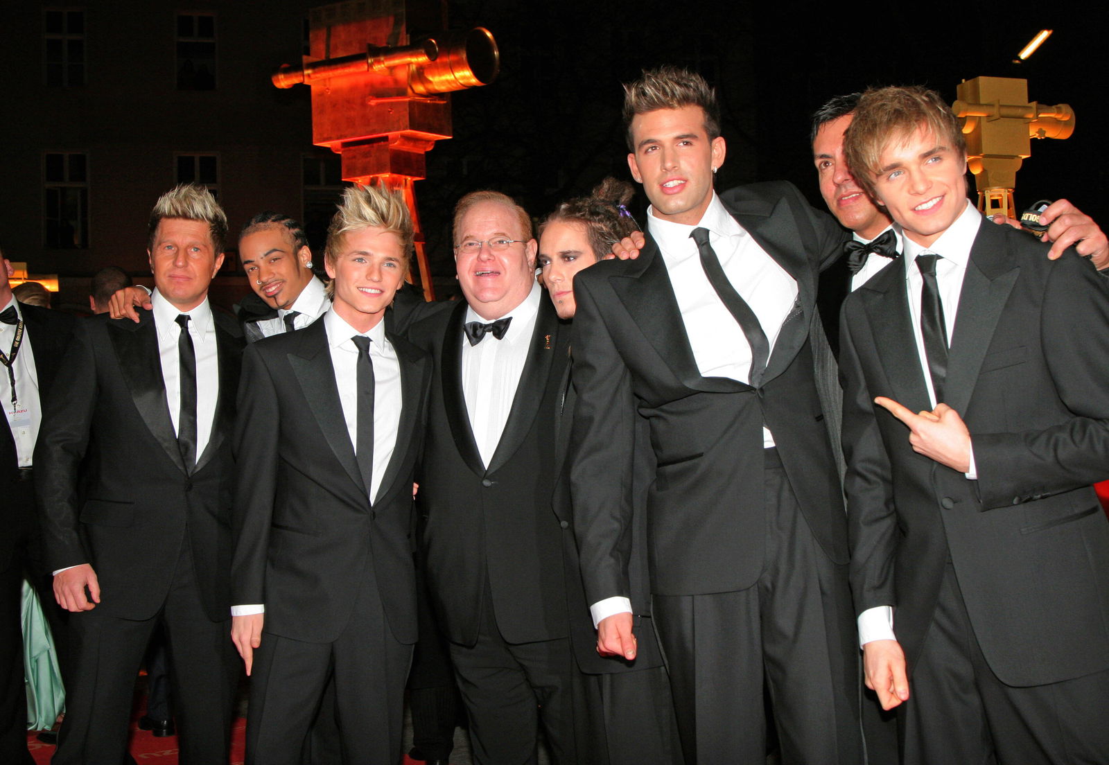 Lou Pearlman mit der Boyband US5