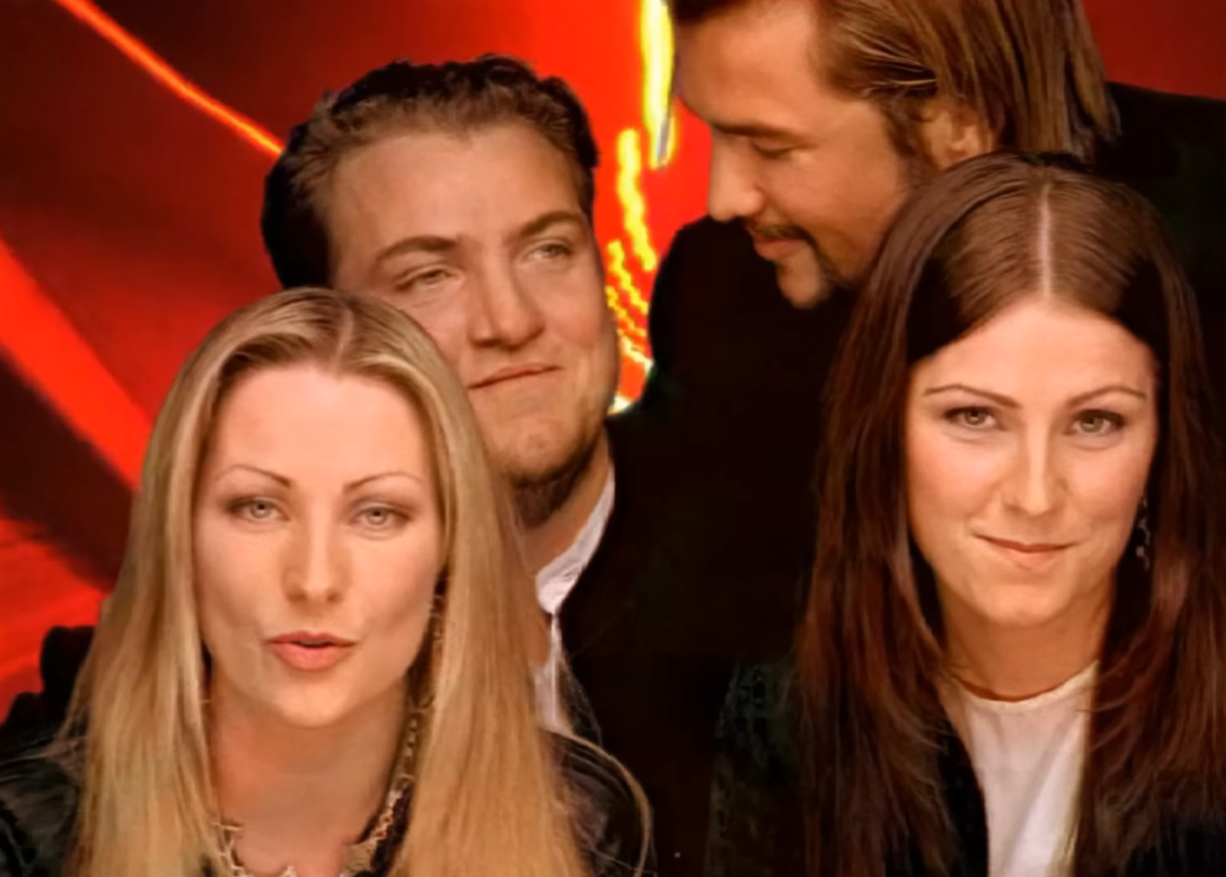 Ace of Base im Musikvideo zu "Never Gonna Say I'm Sorry"