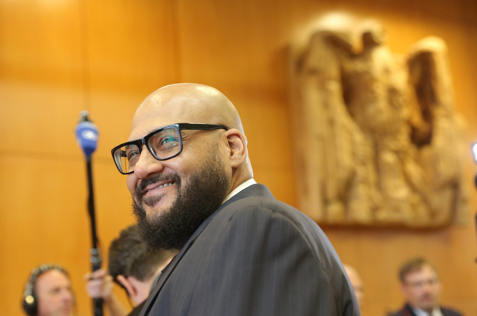 Moses Pelham am 31.5.2016 vor Gericht