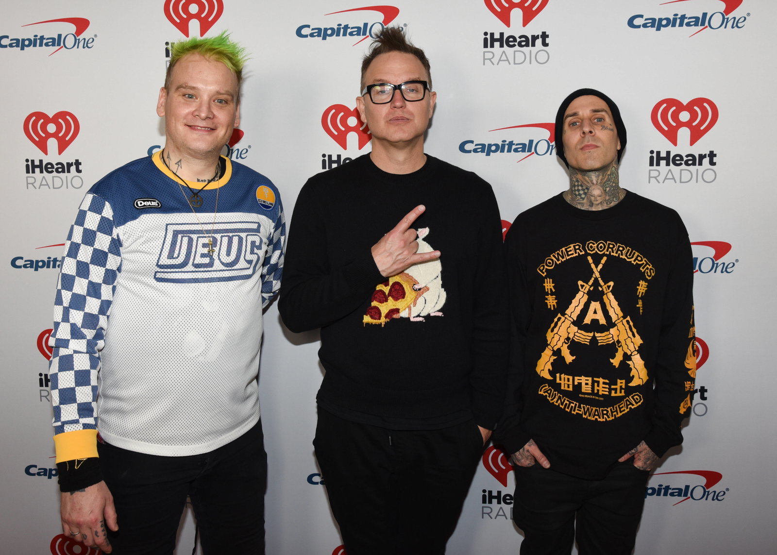 Matt Skiba, Tom DeLonge & Travis Barker von Blink-182 (2020)