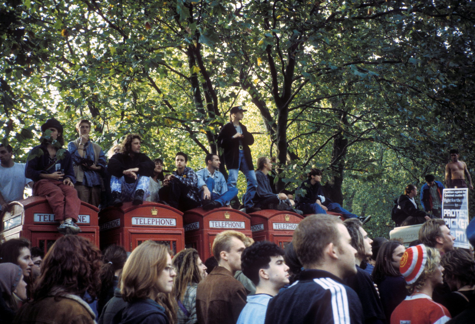 Anti-Criminal Justice Bill demo (London, 1994)