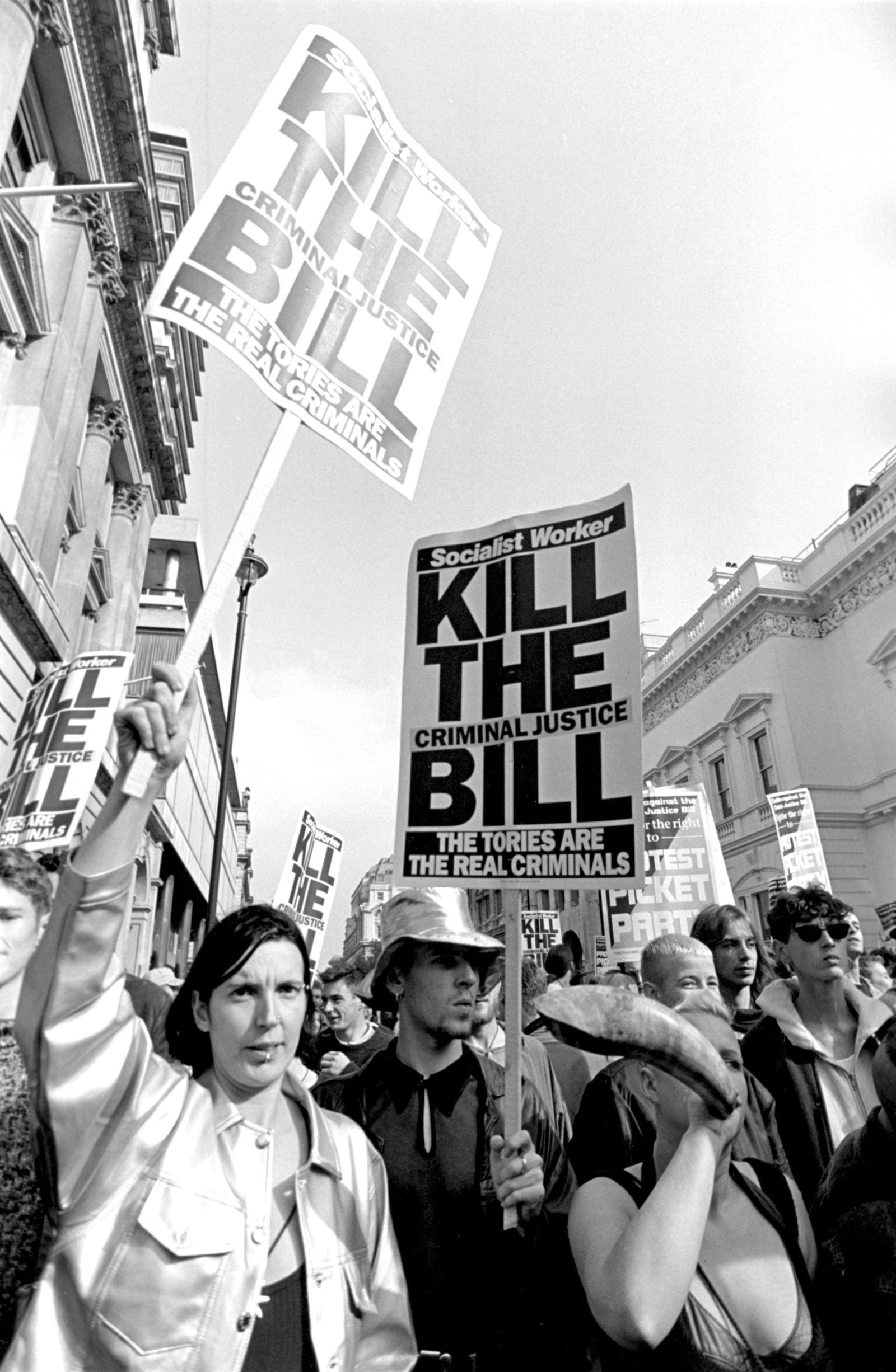 Anti-Criminal Justice Bill demo (London, 1994)