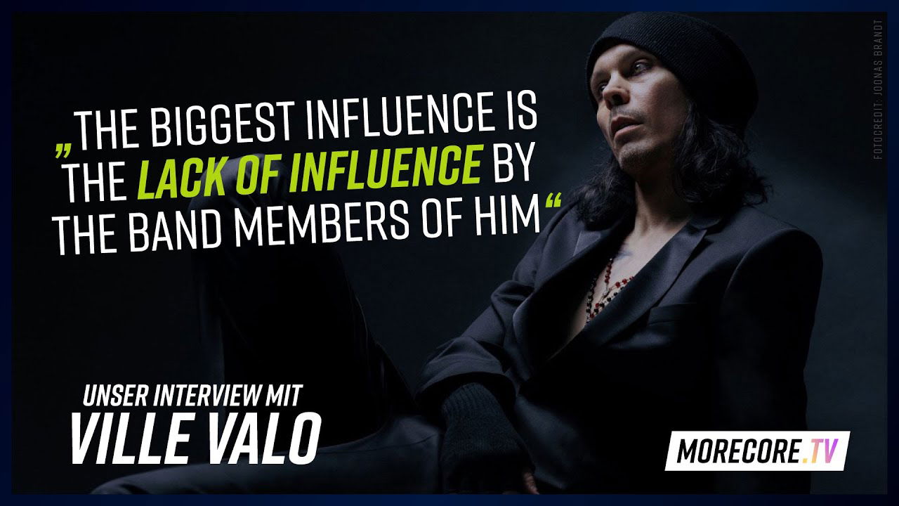 Ville Valo on HIM, new VV record Neon Noir and being back on stage | Interview MoreCore.de 2023
