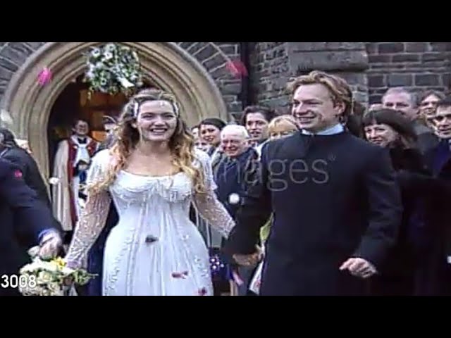 Kate Winslet and Jim Threapleton Wedding Clip 1998