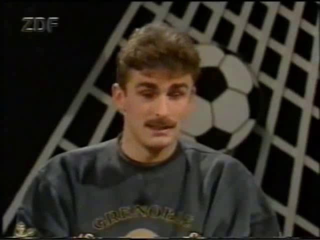 November 1991 Stefan Kuntz verarscht Günther Jauch !