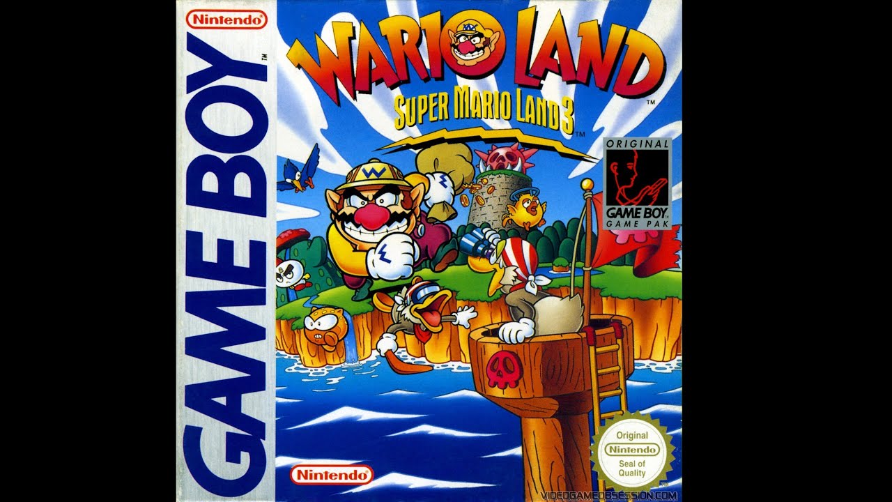 Wario Land - Super Mario Land 3 full walkthrough and perfect ending (Game Boy)