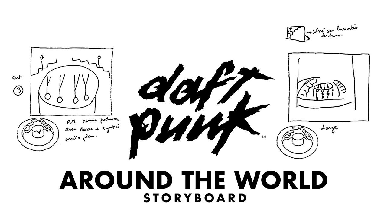 Daft Punk - Around The World (Official Video Storyboard)